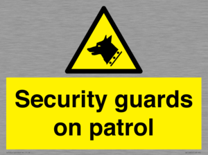 Security guards on patrol